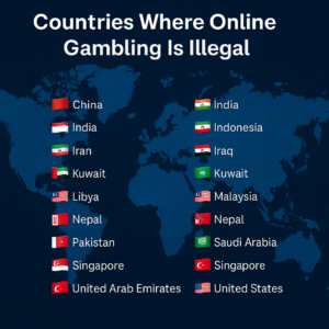 countries where online gambling is illegal or restricted